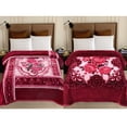 thumbnail image 3 of MERRY HOME Queen Fleece Bed Blanket For Winter, Polyester Soft Fleece Blanket&Throw, Korean Style, 77"x87", 3 of 8