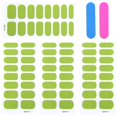 thumbnail image 1 of 80 piezas de pegatinas de colores para uñas, tiras de esmalte para uñas, pigmentos para decoración de uñas, transferencias para decoración de uñas, 1 of 2