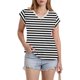 thumbnail image 5 of Eres Más Que una Camisa de Puntuación de Prueba Sexy de Manga Corta Lentejuelas Suelta Camisa de Blusa con Cuello en V, Poliéster, 5 of 8