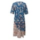 thumbnail image 5 of Puntoco Vestido De Fiesta Con Bolsillo Estampado Sexy De Manga Corta Con Cuello Redondo Para Mujer Vestido De Cuello Redondo De Manga Corta Azul Xxl,Regalos Para Mujer Joven, 5 of 5