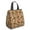 Boston Terrier and, variant on Boston Terrier and Flower Insulated Lunch Bag for Women & Adults,Large Portable Soft Cooler Lunch Bag,Thermal Food Storage Tote with Pearl Cotton,8.66L,8.75x5.75x9.5 Inch