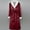 Red, variant on Dyfzdhu Robes for Women Autumn And Winter Coral Fleece Solid Color Thickened Long Hooded Bathrobe