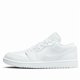 thumbnail image 1 of Ni - ke Womens Ni - ke Air Jordan 1 Low Triple White Size 14.5/13 Men Basketball DV0990-111, 1 of 5