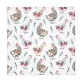 thumbnail image 6 of Wukai Funny Chicken Waterproof Tablecloth for Kitchen Dining, Fits Square Tables for 2-4 Seats -54"x54", 6 of 7