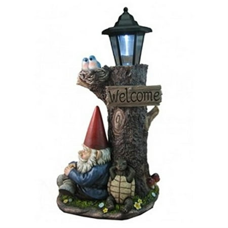 nappy station lantern light | gnome and turtle tree lantern for