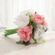 thumbnail image 2 of Ramo de simulación de flor de peonía artificial de 10 cabezas, fiesta de boda, decoración floral para el hogar, flor falsa, blanco rosa Advancent HA7016-01B, 2 of 6