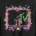 thumbnail image 3 of MTV Logo - Floral M - Toddler And Youth Crewneck Fleece Sweatshirt, 3 of 5