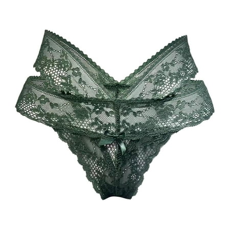 

Women Panties Seamless Thong Colors Optiont Lingerie Hollow Flowers Sides Lace Thong Underwear