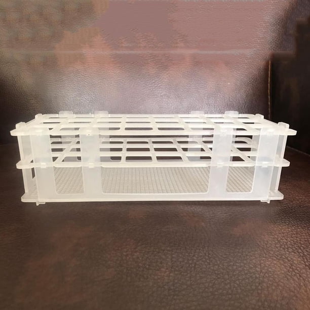 Herramienta Plástica de Material de Laboratorio de Ciencia Química Estudiante Rack de tubo de 21 orificios Soledad Material de laboratorio de ciencias