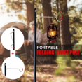 thumbnail image 2 of Lantern Post Pole - Aluminum Alloy Portable Lamp Stand Hook Hanging Light Stand, 2 of 2