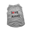 thumbnail image 1 of 5xi Love Mommy Vest Dog Tank Top Top Vest Impresión Camiseta de perro cómoda Camiseta Pet Ropa de gato para gato Pet disfraz de cachorro Puppy 5 piezas, 1 of 8