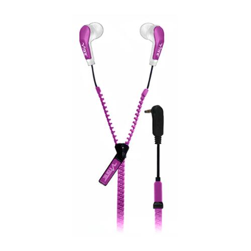 Vibe Audio Slick Zip Headphones Purple