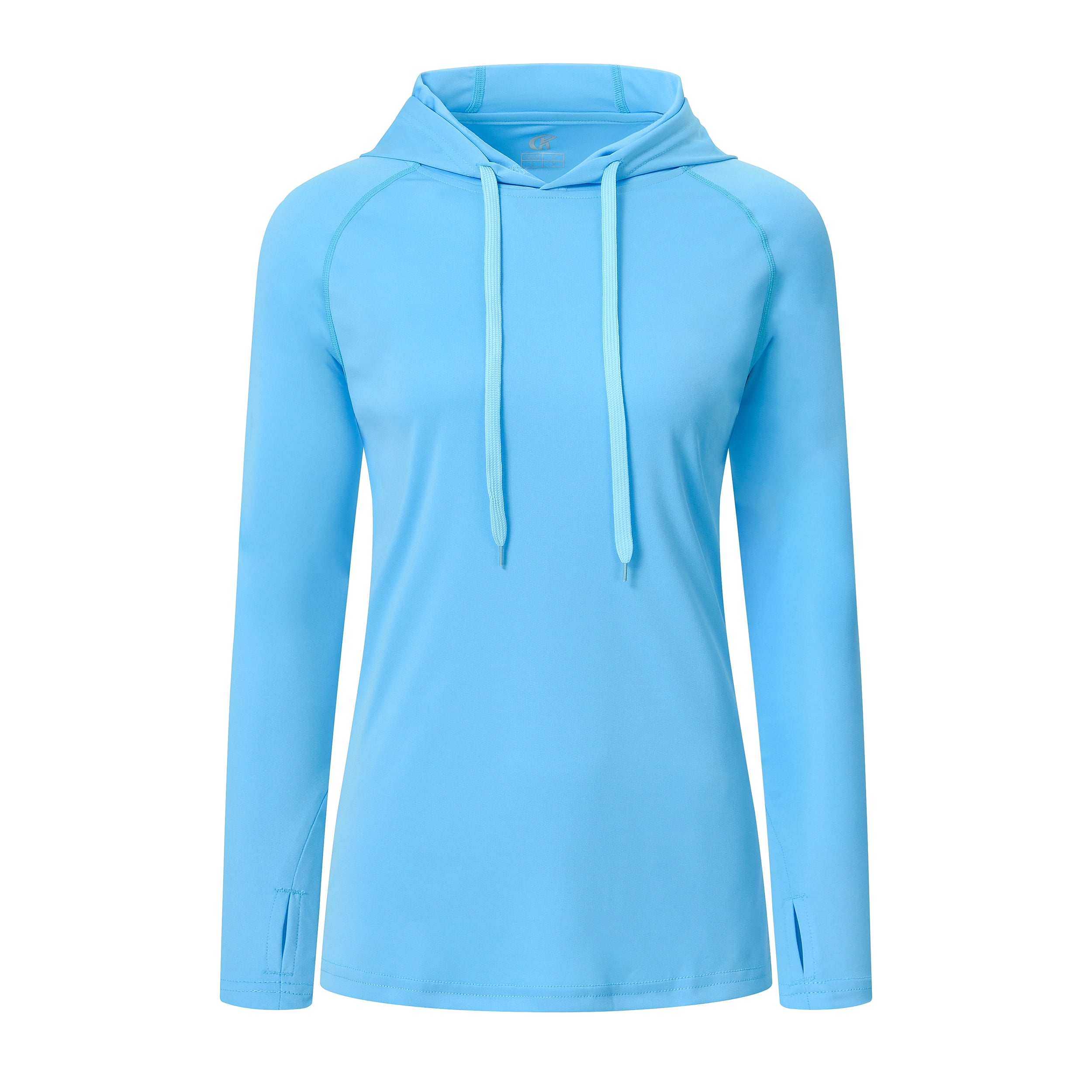 Womens UPF 50+ Sun Protection Hoodie Shirt Long Sleeve Fishing Hiking