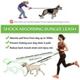 thumbnail image 3 of Hands Free Dog Leash For Running Walking Jogging Training Hiking, Retractable Bungee Dog Running Waist Leash For Medium To Large Dogs, Adjustable Waist Belt With Pack, Reflective Stitches, Dual Handle, 3 of 5