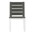 thumbnail image 2 of WestinTrends Cape May HDPE Outdoor Patio Dining Side Chair, Gray, 2 of 15