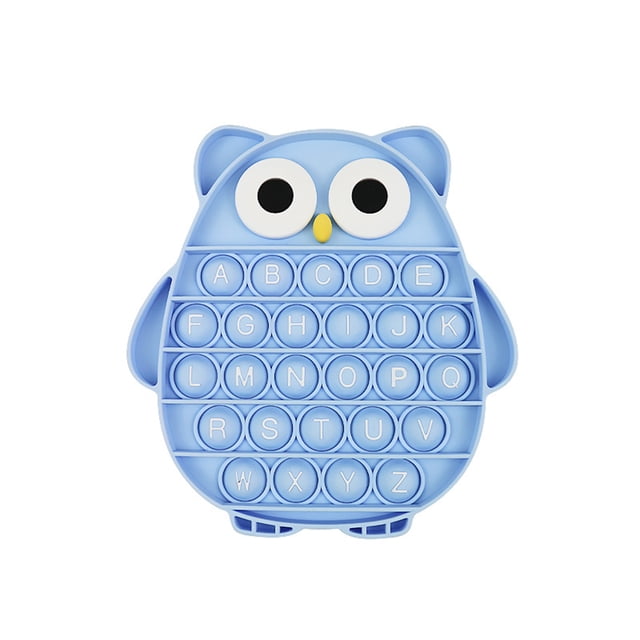 Opperiaya Jouet de Décompression en Caoutchouc en Forme de Hibou Dessin Animé