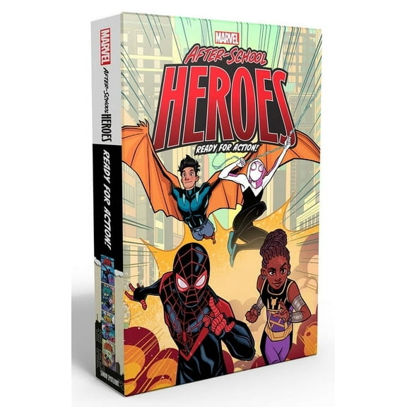 Marvel After-School Heroes Marvel After-School Heroes Ready for Action! (Boxed Set): Miles Morales Untangles a Web; Ghost-Spider's Unbreakable Miss, (Paperback)