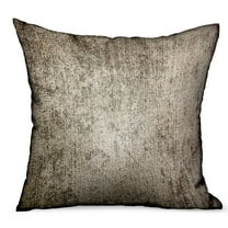 Plutus 24" x 24" Harbor Sky Solid Luxury Outdoor Throw Pillow in Brown