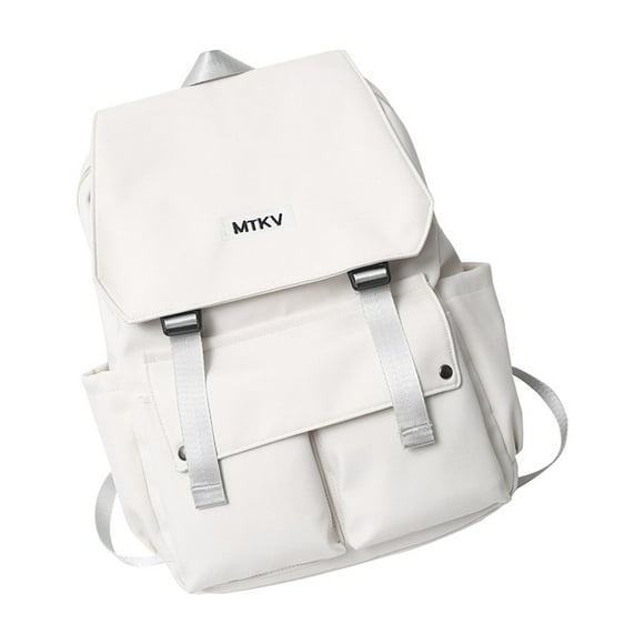 Mochila Escolar Yuyangstore Paquete De Libros Grandes Para Niñas Adolescentes Blanco Bolsa Escolar