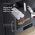 thumbnail image 2 of Pemberly Row 72" Double Vanity in Charcoal with White Countertop & Power Bar, 2 of 20
