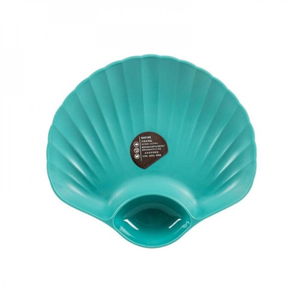 Plastic Shell Shape Storage Tray Fruit Snacks Display Plate Table Meal