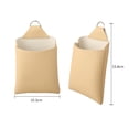 thumbnail image 6 of Kripyery Car Storage Bag with Hook Easy to Install Minimalistic Stable Anti-fall Interior Organizer Faux Leather Car Cell Phone Air Outlet Bag for Driver, 6 of 8