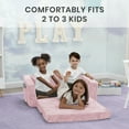 thumbnail image 6 of Serta Perfect Sleeper Extra Wide Convertible Sofa to Lounger - Comfy 2-in-1 Flip Open Couch/Sleeper for Kids, Multiple Colors, 6 of 16