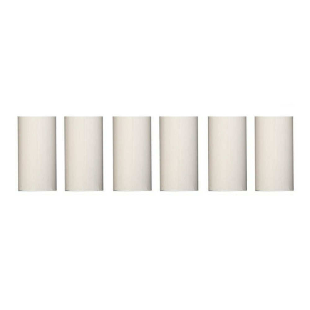 Creative Hobbies 1 3/4 Inch Tall White Plastic Candle Covers Sleeves