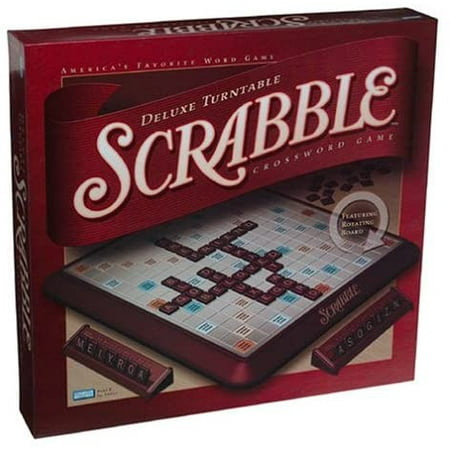 Hasbro Gaming Deluxe Turntable Scrabble (Best Scrabble Board Game With Turntable)