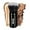 Round Top Kabuki Brush, variant on Makeup Brush Kabuki Face Brushes Retractable Travel Blush Kabuki Brush Portable Flawless for Foundation, Powder Blush, Bronzer, Buffing, Liquid, Cream, Cruelty Free with Cover(Brown)