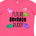 thumbnail image 4 of Inktastic Future Fishing Buddy with Colorful Fish Boys or Girls Toddler T-Shirt, 4 of 5