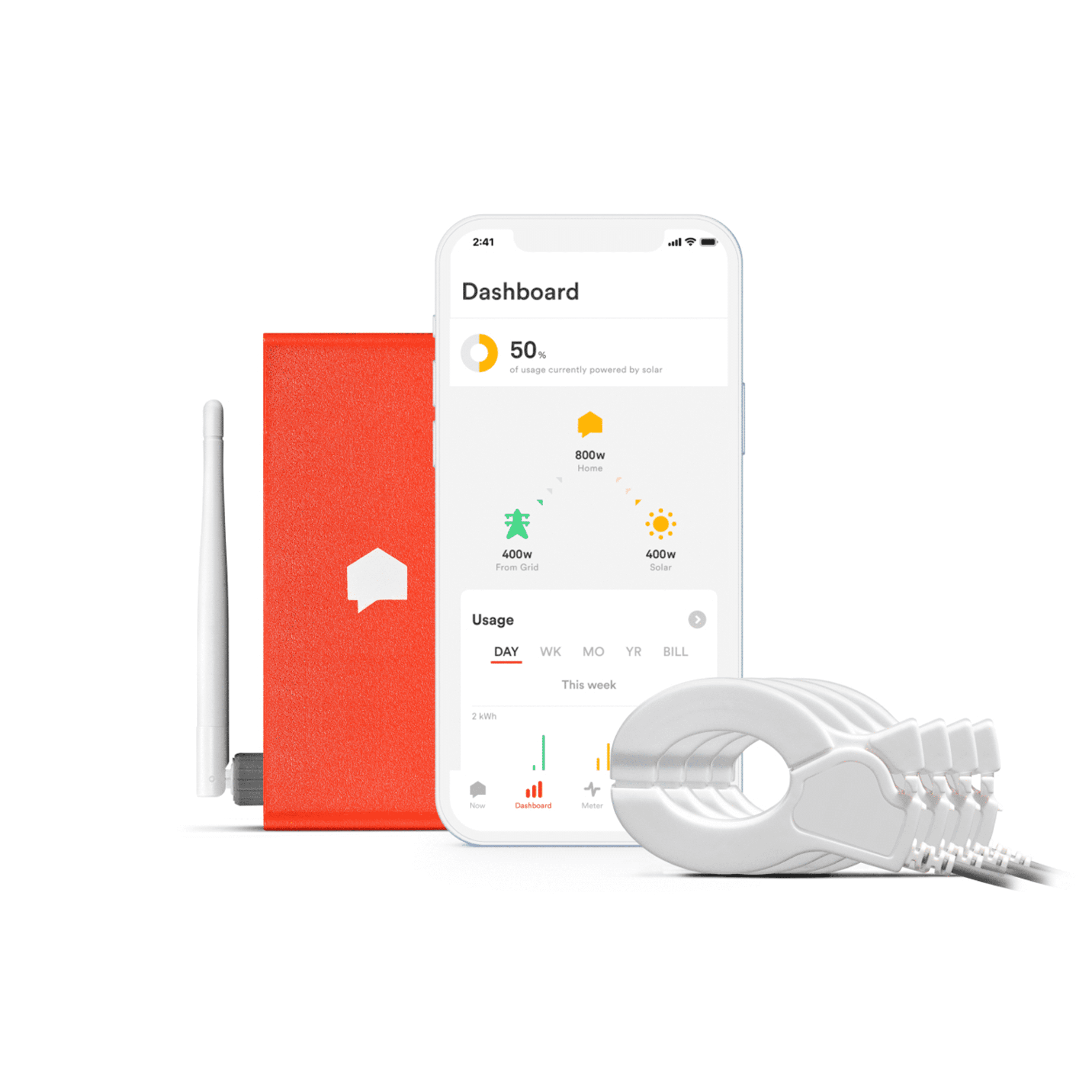 Sense Energy Monitor with Solar Track Electricity Usage and Solar