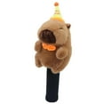 thumbnail image 2 of DYNWAVECA Wood Golf Club Headcover Protection Sleeve Capybara Funny Scratch Resistant Gift Protector Golf Club Head Cover A, 2 of 9