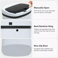 thumbnail image 5 of CL.HPAHKL Kitchen Trash Can 13 Gallon, Touchless Automatic Garbage Can with Lid, Motion Sensor Trashcan for Kitchen Bathroom Office, 2 Pack, White, 5 of 6