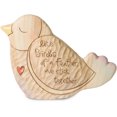 thumbnail image 1 of Pavilion - 3.5" Wooden Carved Bird Figurine "Like Birds of a Feather, we stick together" Decoration, 1 of 4