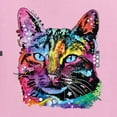 thumbnail image 2 of Cute Cat | Dean Russo Art Animal Lover Men's T-Shirt, Light Pink, Small, 2 of 6