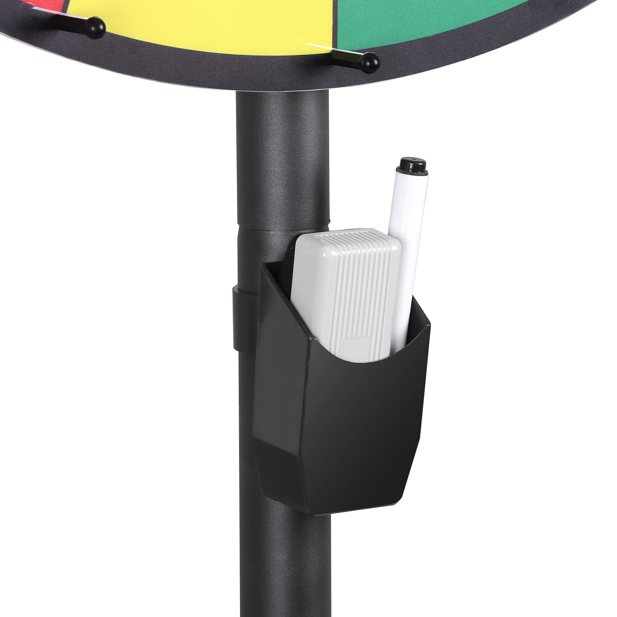 ZENY 36" Prize Wheel with Dual Use Stand Customizable Fortune Wheel for Tabletop & Floor 18 Slots