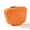 Orange, variant on Silicone Treat Tote Dog Training Pouch Small Pet Training Bag Portable for Leash & Waist Clip