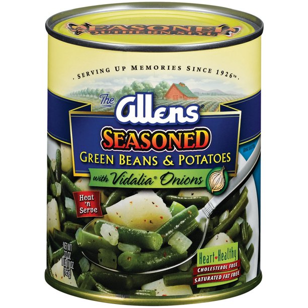 Allen Canning Allens Green Beans & Potatoes, 27 oz
