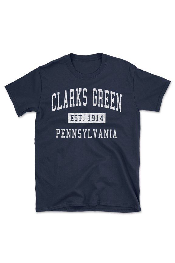 Clarks Green Pennsylvania Classic Established Men's Cotton T-Shirt