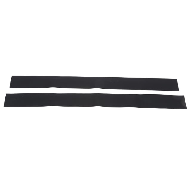 2 cubiertas negras para encimera de cocina de 25 pulgadas, de silicona, resistentes al aceite y a las manchas, para rellenar huecos de cocina de restaurante.