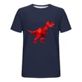 thumbnail image 5 of PNTUTB Men's Fashion Printing Round Neck Casual Short Sleeve Loose Pullover Comfortable Sport T Shirts, 5 of 6