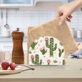 thumbnail image 5 of Ryvnso Acrylic Napkin Holder Table Kitchen Paper Tissue Organization 2 Pack Cactus and Pink Flowers, 5 of 7