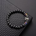 thumbnail image 2 of Traje de tres piezas moda delicada pulsera de piedra negra magnética accesorio de joyería, 2 of 5