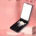 thumbnail image 3 of MesaSe Portable Makeup Brush Set - Travel Makeup Brushes & Tools with Rotating Mirror  Touch Control LED Lights  Compact Storage Case  Perfect for Daily Use and Travel  Stylish Design  Id, 3 of 6