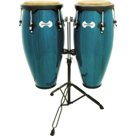 Requinto Conga - Toca Synergy Conga Set with Stand Blue