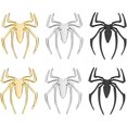 thumbnail image 1 of 6 uds pegatinas con patrón de araña para coche, pegatinas con insignia de araña de metal 3D, pegatinas autoadhesivas para coches JM, 1 of 5