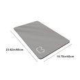 thumbnail image 3 of MXTPOV Dog Cat Food Mat, Absorbent No Stains, Quick Dry, Pet Supplies, Water Dispenser Mat for Messy Drinkers, 23.6*15.7in, 3 of 5