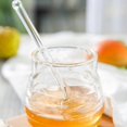 thumbnail image 4 of Honey Jar With Spoon And Lid Glass Heat Resistant Glass Jar Storage Container For Home Kitchen Bee, 4 of 5
