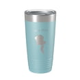thumbnail image 1 of Lake Otis Map Tumbler Travel Mug Insulated Laser Engraved Coffee Cup Florida 20 oz Light Blue, 1 of 1